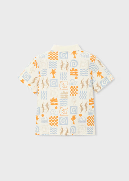 Polo estampado niño
