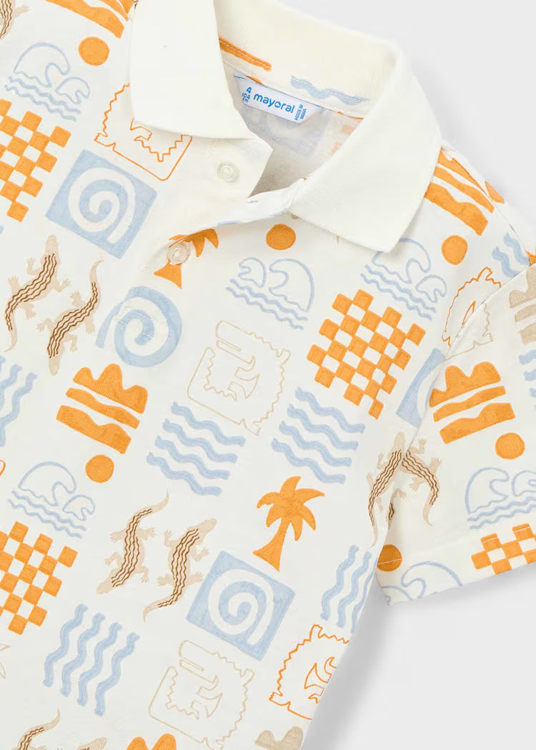 Polo estampado niño