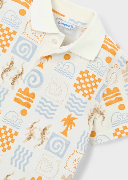 Polo estampado niño