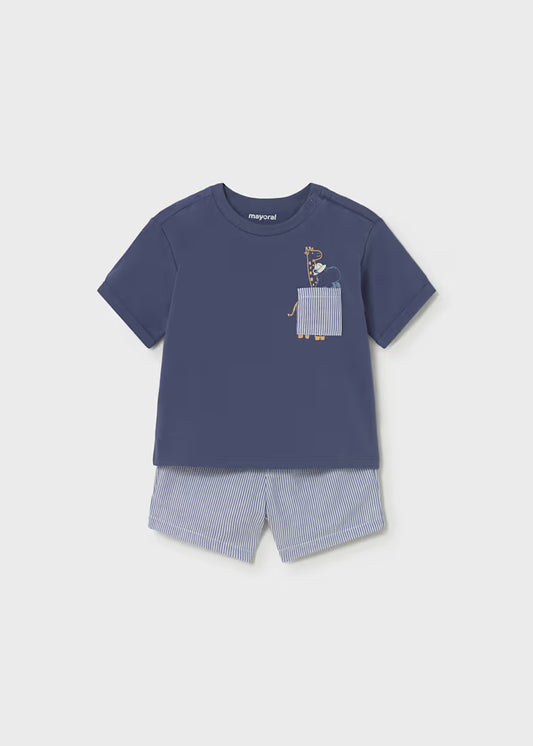 Conjunto con bermudas bebé