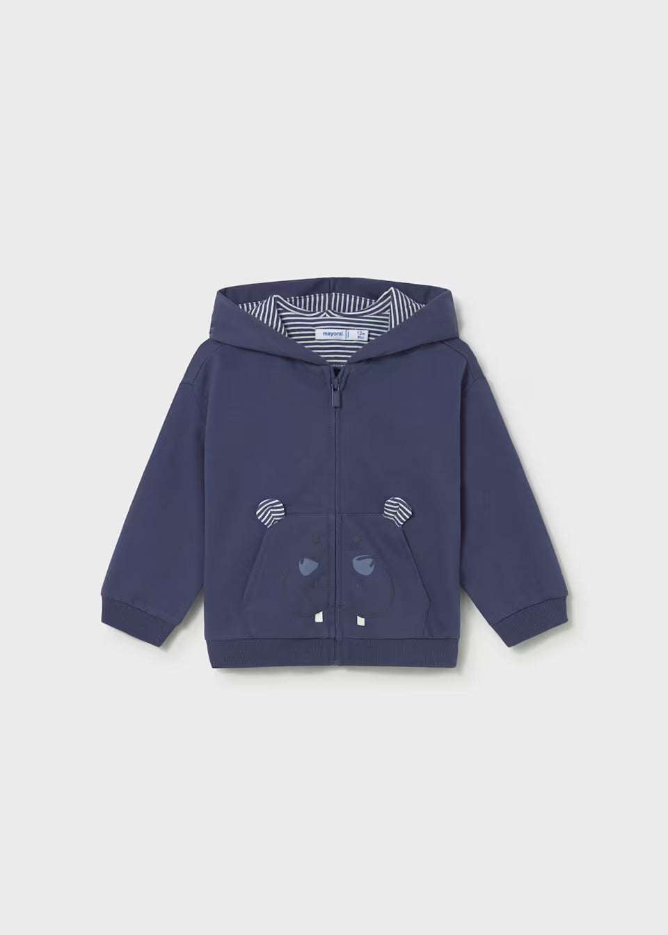 Sudadera cremallera interactiva bebé