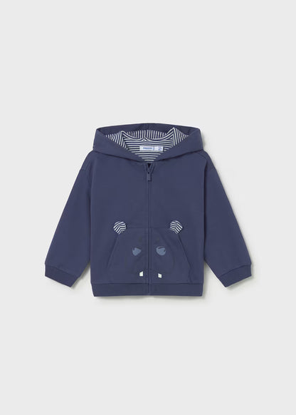 Sudadera cremallera interactiva bebé