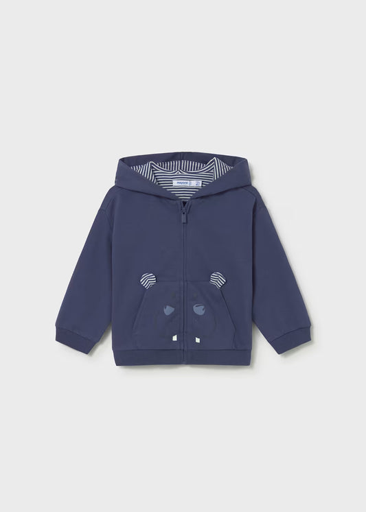 Sudadera cremallera interactiva bebé