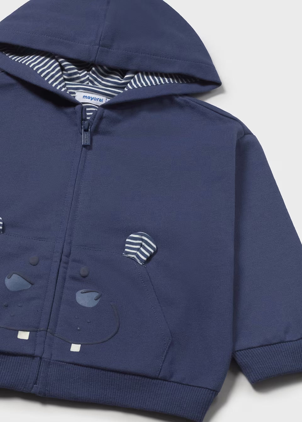 Sudadera cremallera interactiva bebé