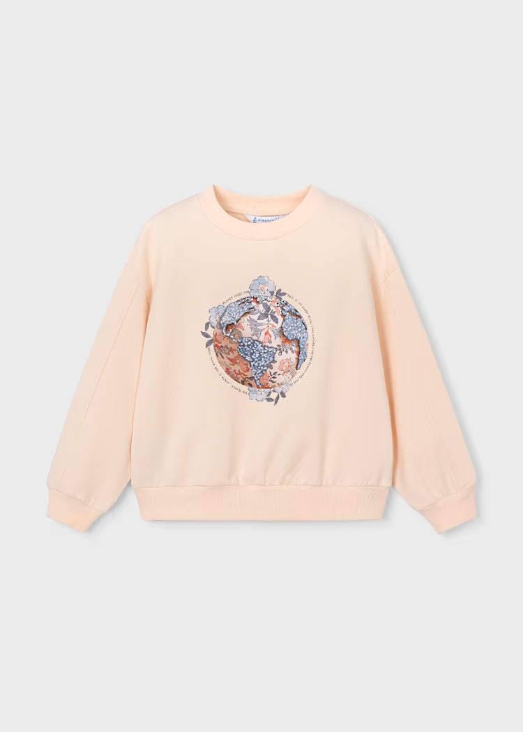 Sudadera gráfica niña