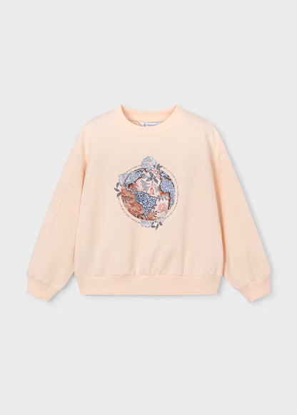 Sudadera gráfica niña