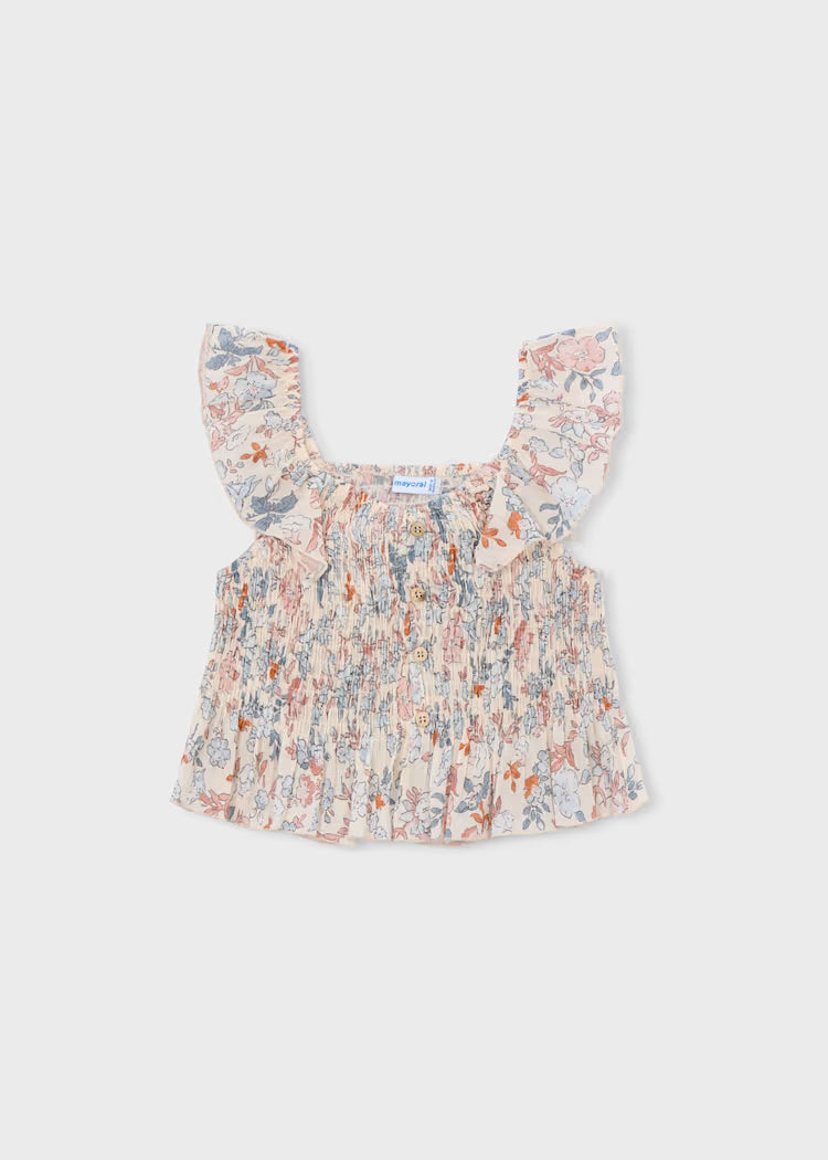 Top bambula estampado niña