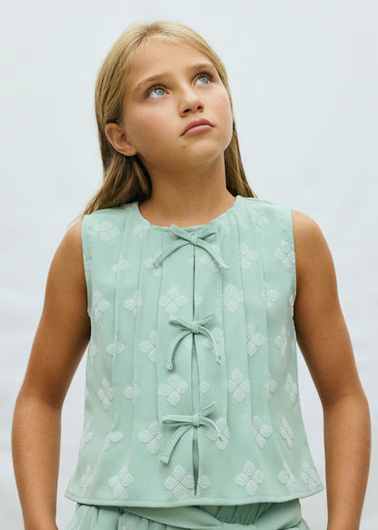 Top estampado chica
