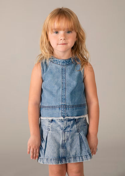Top vaquero niña