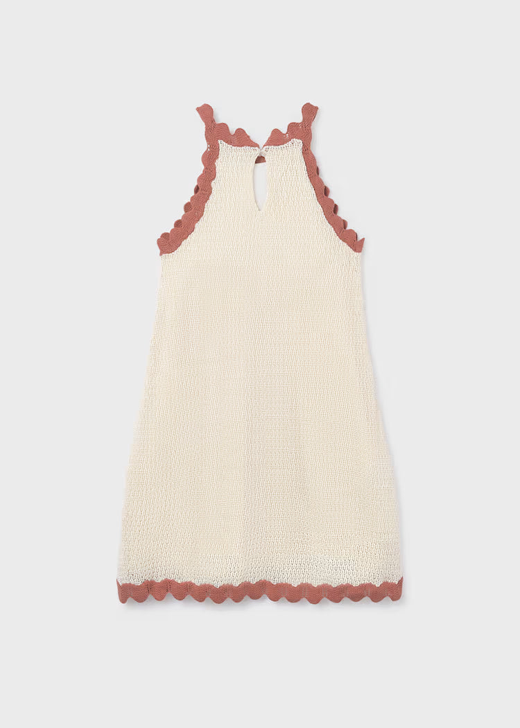 Vestido aplique flor chica