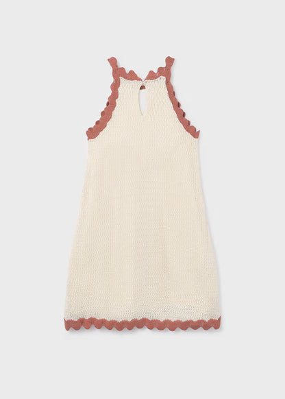 Vestido aplique flor chica