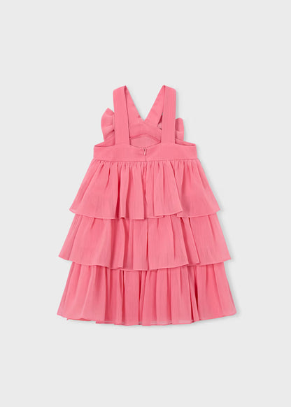 Vestido bambula volantes niña