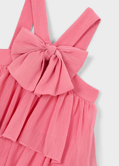 Vestido bambula volantes niña