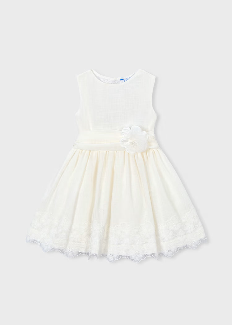Vestido ceremonia encaje niña