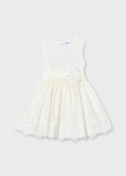 Vestido ceremonia encaje niña