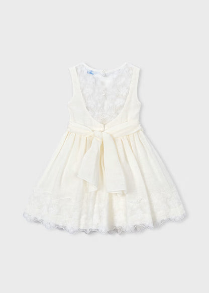 Vestido ceremonia encaje niña