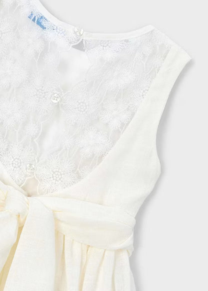 Vestido ceremonia encaje niña