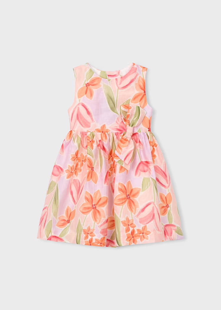 Vestido ceremonia flores niña