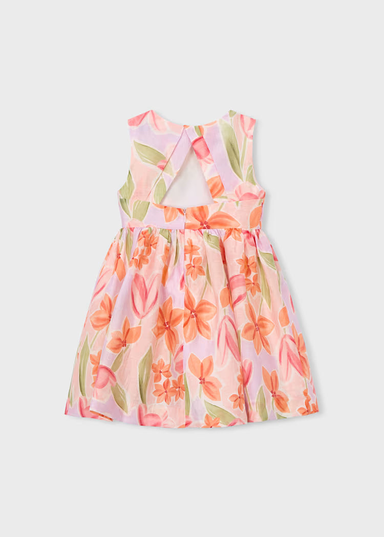 Vestido ceremonia flores niña