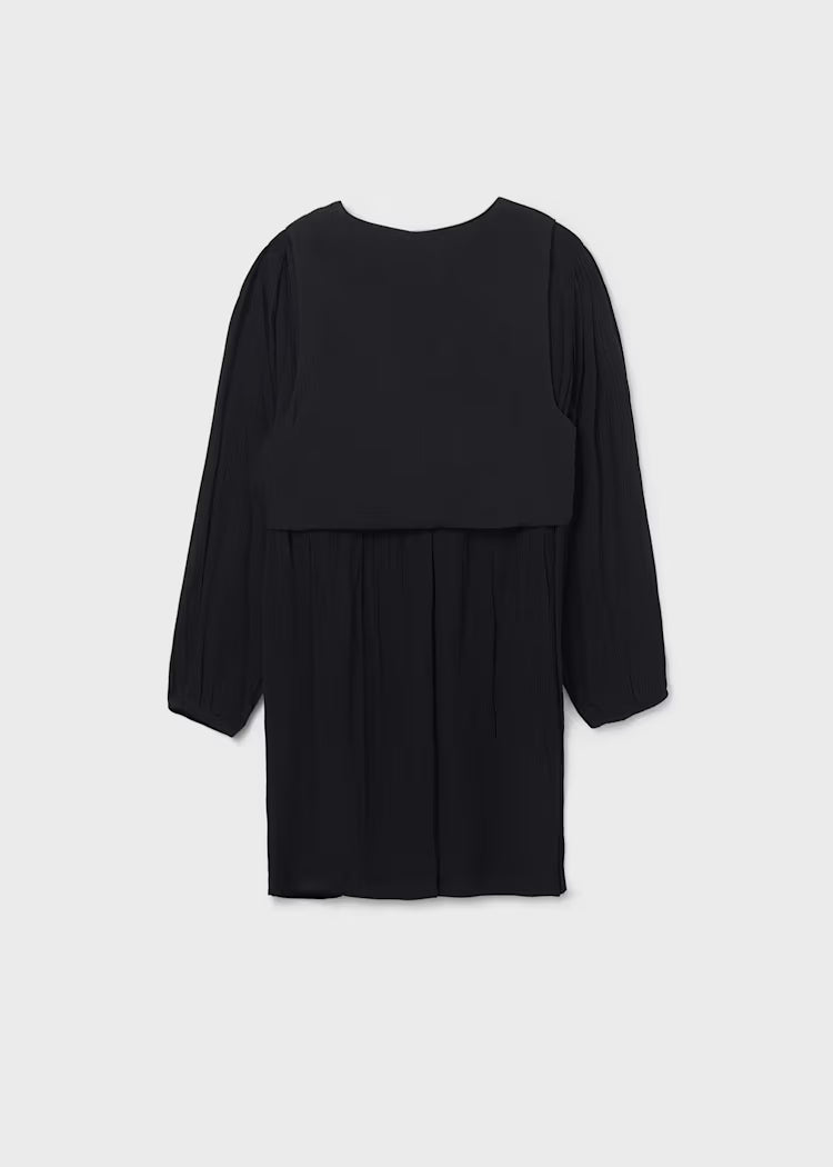 Vestido con chaleco chica