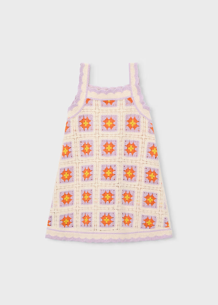 Vestido crochet niña