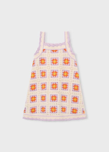 Vestido crochet niña