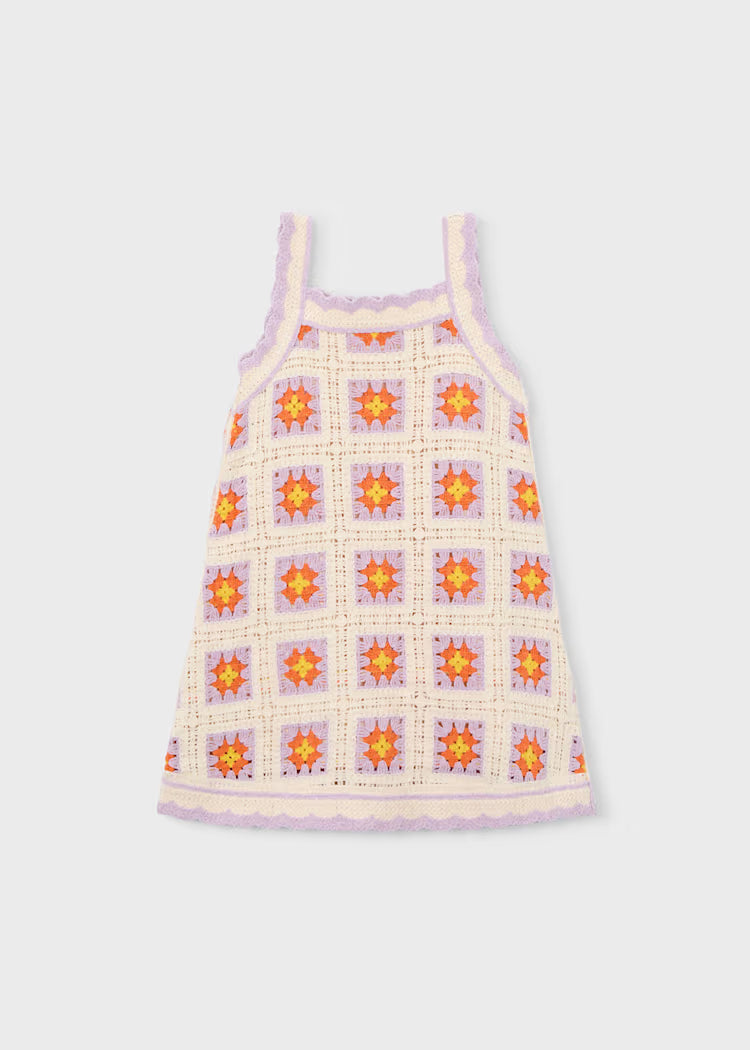 Vestido crochet niña
