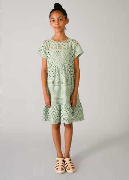 Vestido encaje chica