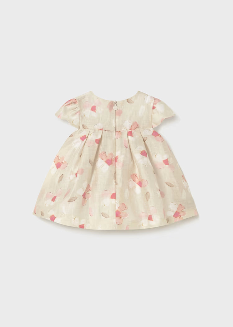 Vestido estampado ceremonia recién nacida