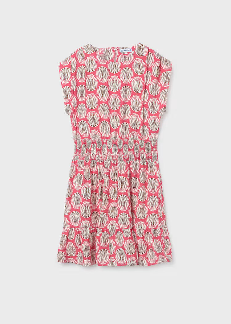Vestido estampado chica