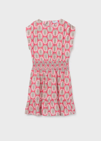 Vestido estampado chica