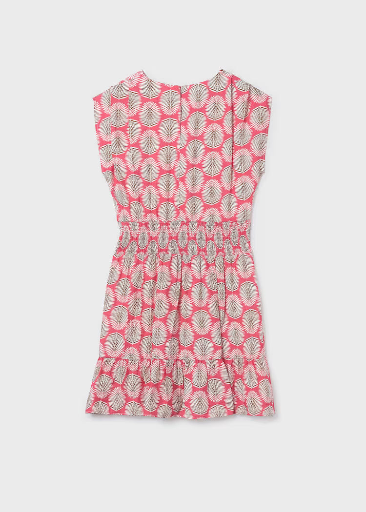 Vestido estampado chica
