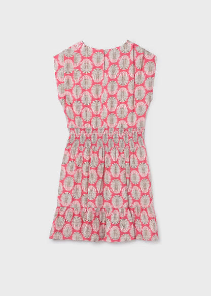 Vestido estampado chica