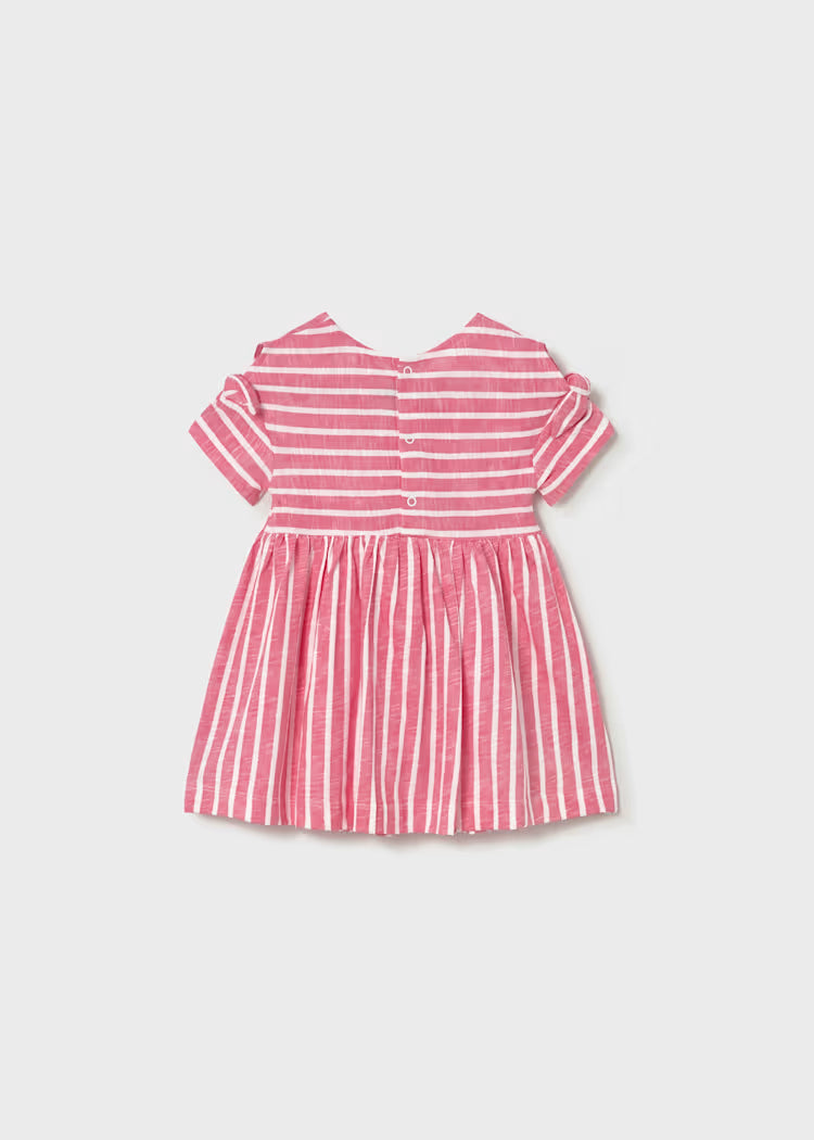 Vestido estampado con bolso bebé