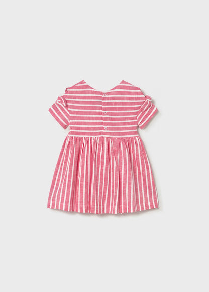 Vestido estampado con bolso bebé