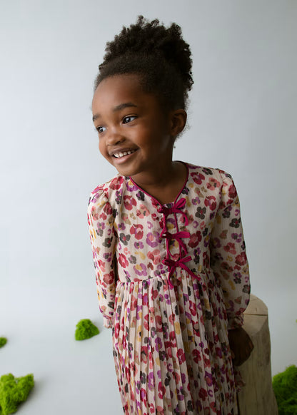 Vestido estampado niña