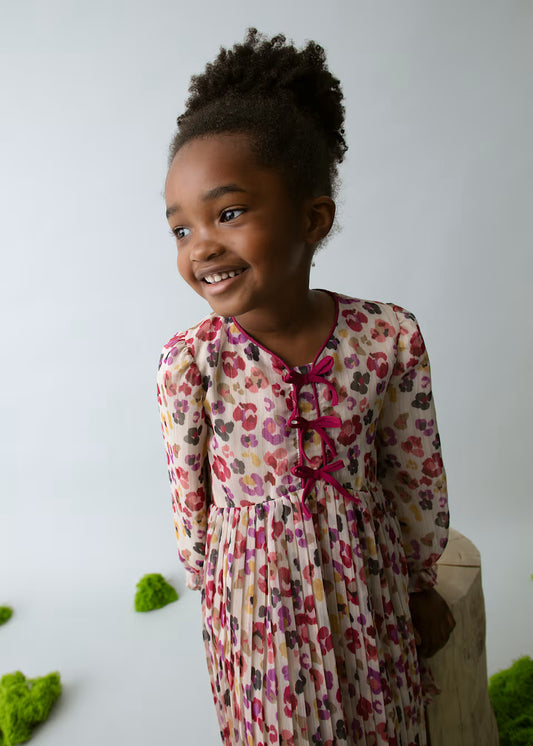 Vestido estampado niña