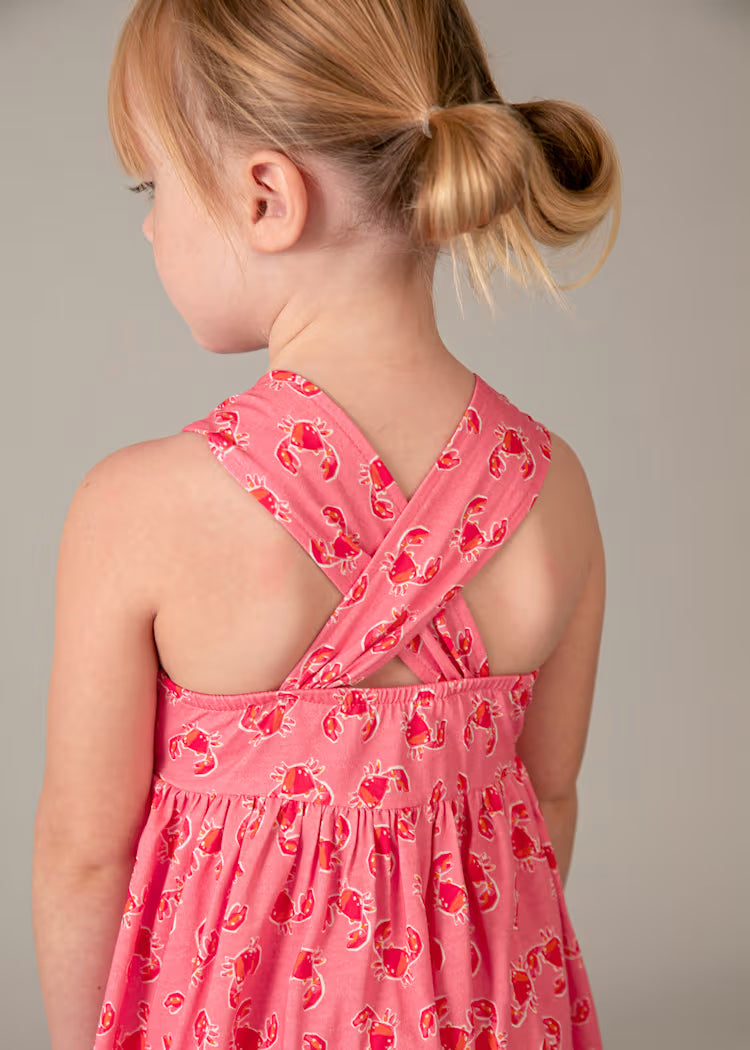 Vestido estampado niña