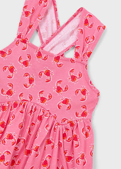 Vestido estampado niña