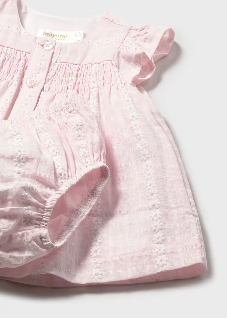 Vestido gasa recién nacida
