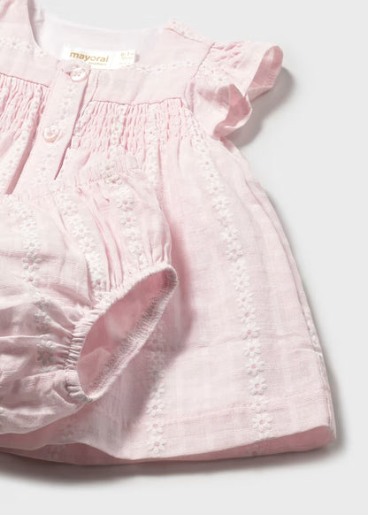 Vestido gasa recién nacida