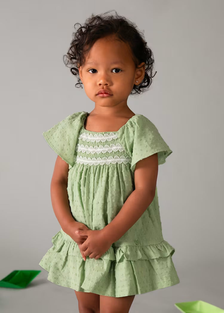 Vestido volantes bebé