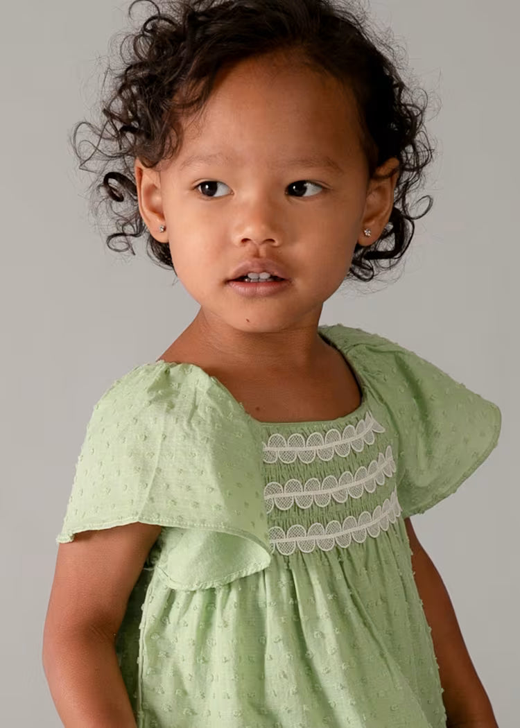 Vestido volantes bebé