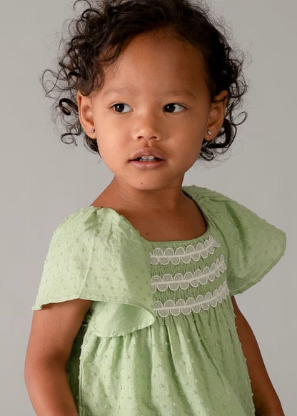 Vestido volantes bebé