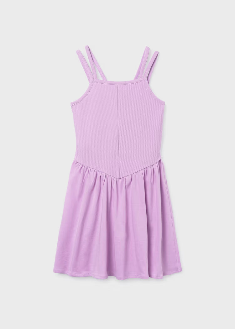Vestido punto canalé chica