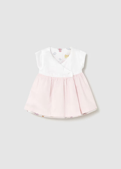 Vestido reversible recién nacida