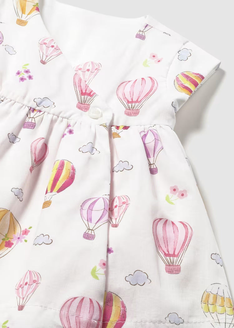 Vestido reversible recién nacida