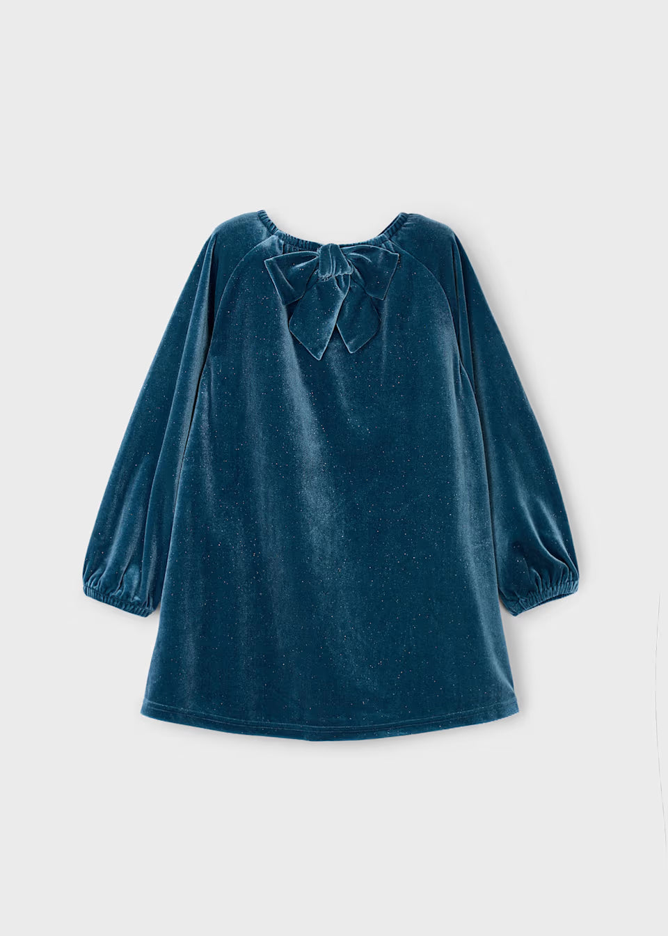 Vestido terciopelo brillo niña