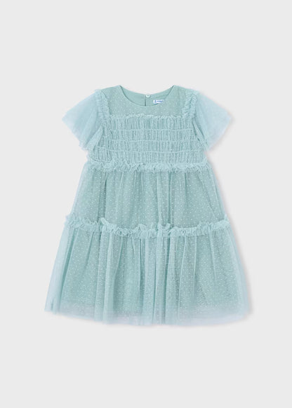 Vestido tul plumeti niña