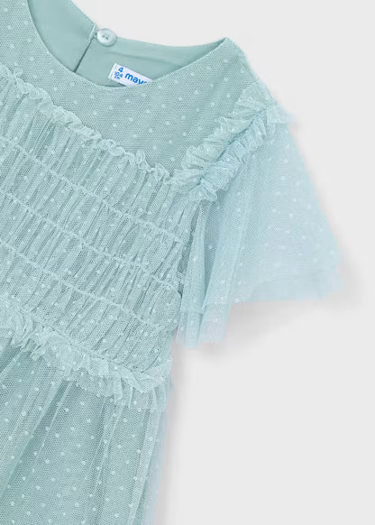 Vestido tul plumeti niña